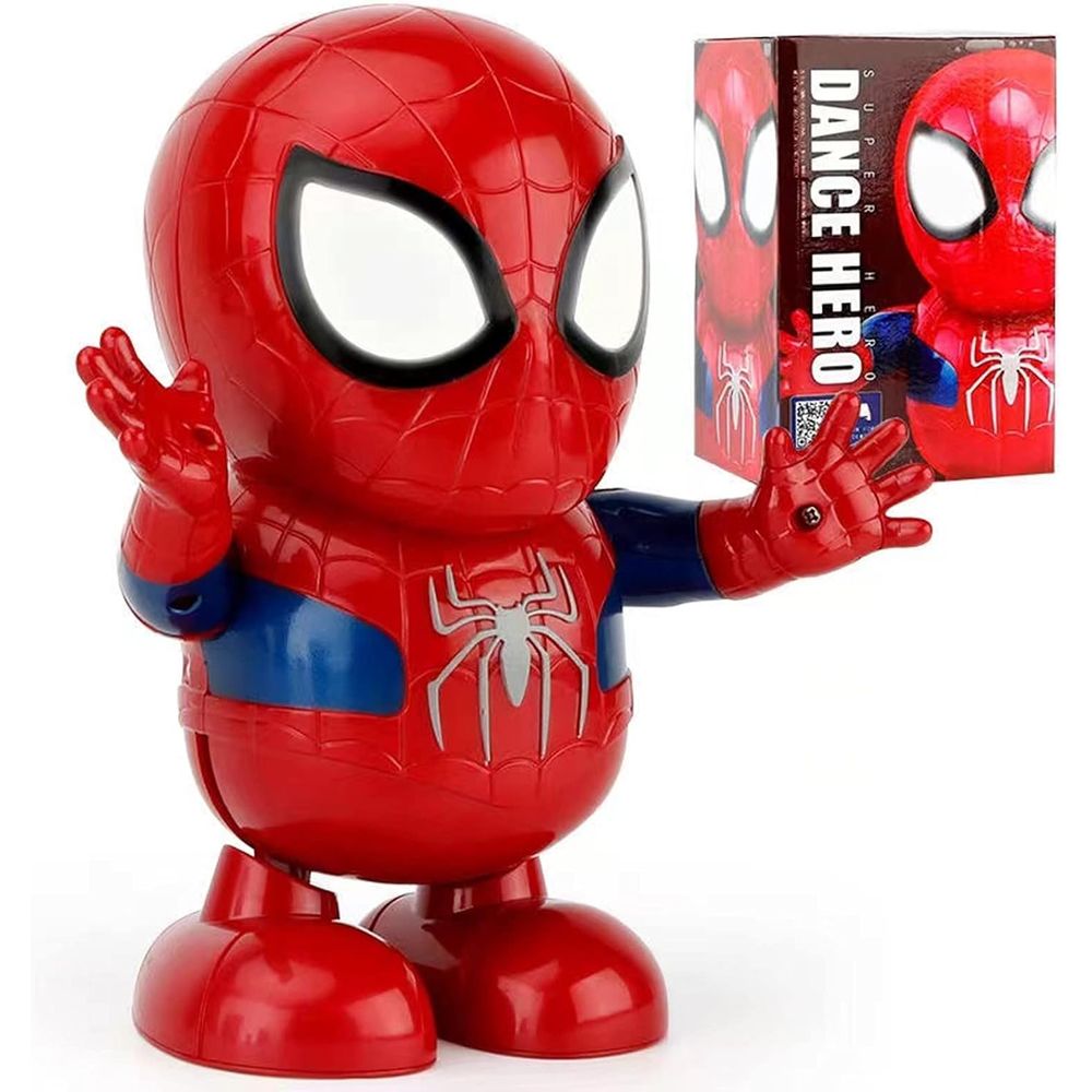 Spiderman Interactive Dancing Robot Toy with LED