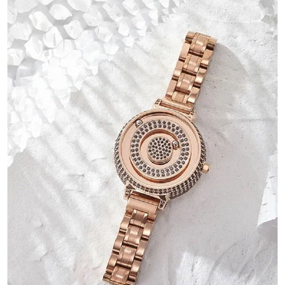 EUTOUR Women Stainless Steel Wrist Watch