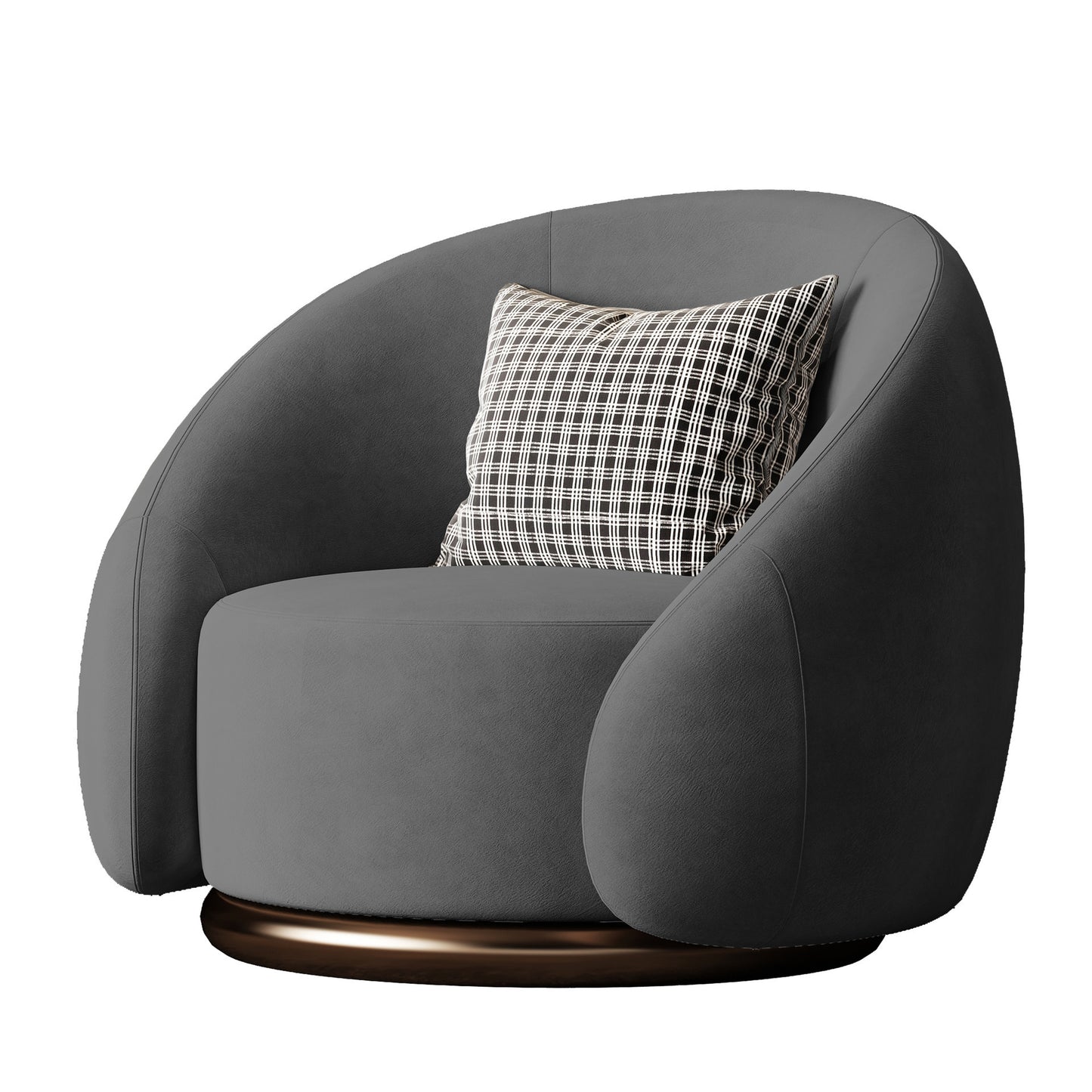 Luxury Rotating Single Seater Sofa With Deep Seating