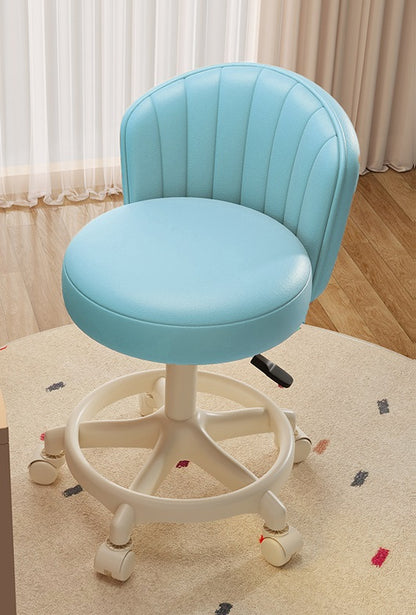 Luxury Swivel Vanity Chair with Wheels