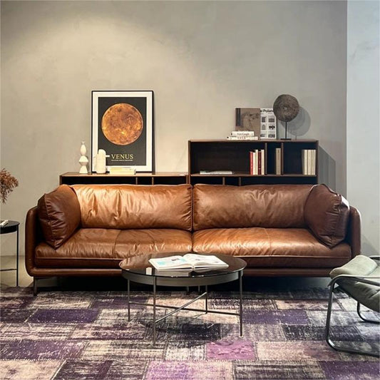 Vintage Luxury Leather Sofa