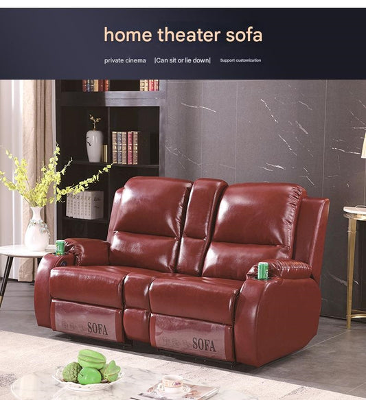Luxury Electric Leather Recliner Sofa
