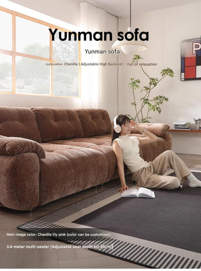 Premium Modern Adjustable Sofa with High Backrest Multi Seat