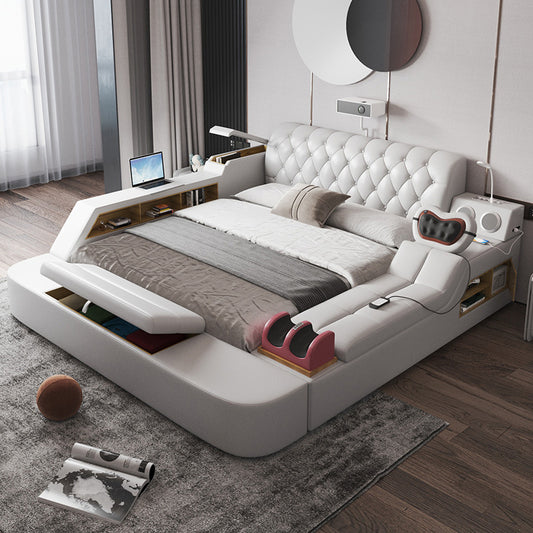 Multifunctional Electric Tatami Leather Bed