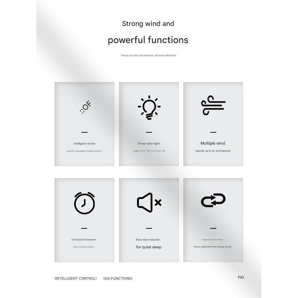 72 inches 220V Electric Light Ceiling Fan