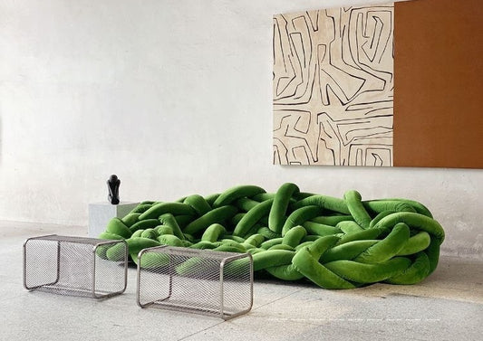 Italian Luxury Python Shaped Sofa