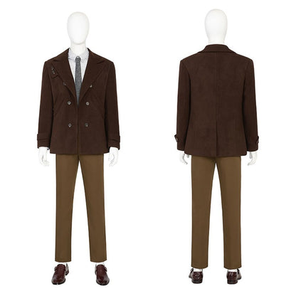 Loki 2 Brown Suit Cosplay Costume