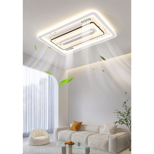 Minimalist Bladeless LED Ceiling Fan
