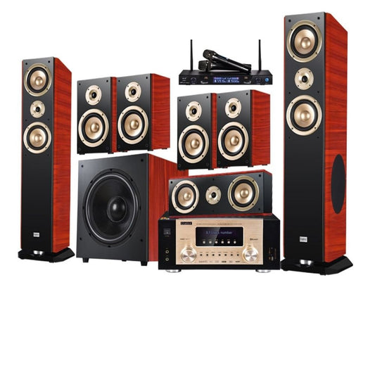 DTS Dolby Surround Karaoke Speaker Home Theater Set With Amplifier