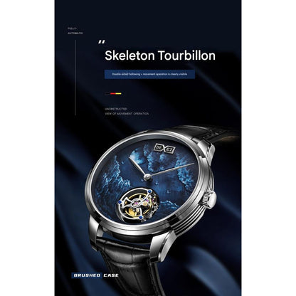 BEXEI Leather Waterproof Mechanical Men's Watch