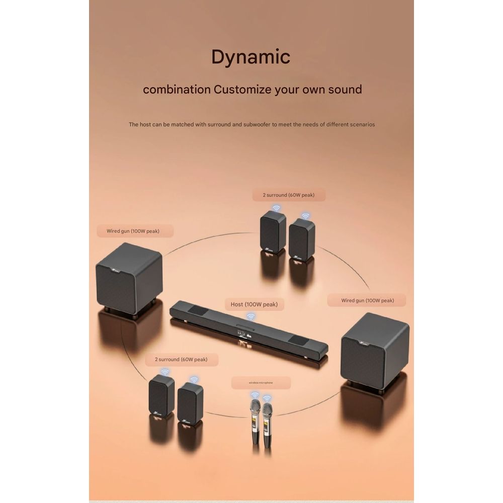 A9 Panoramic Karaoke Version Home Theater Full Set