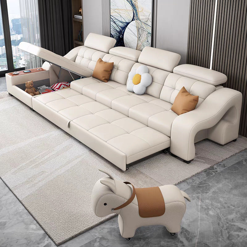 Luxury Smart Recliner Sectional Sofa with Adjustable Headrest