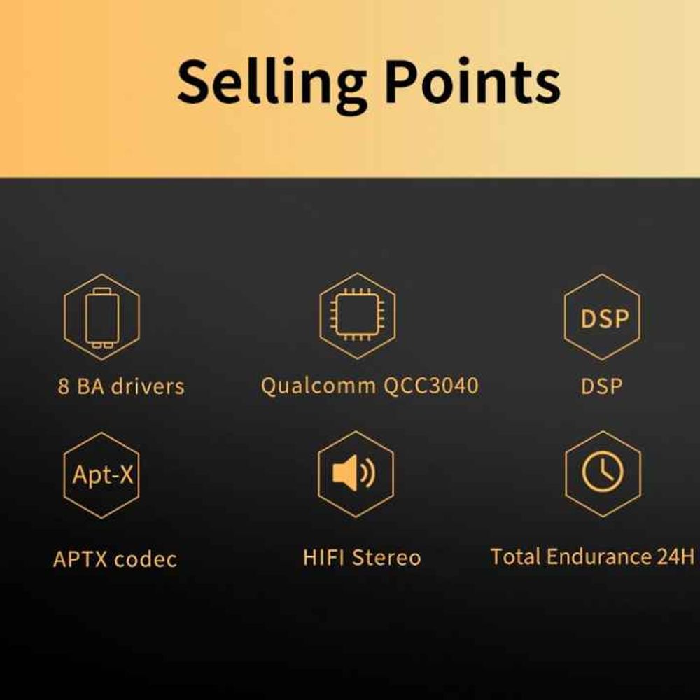 KZ SA08PRO Wireless Earbuds