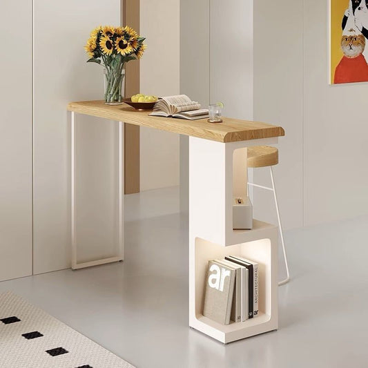 Luxury Solid Wood Sofa Bar Table with Chair