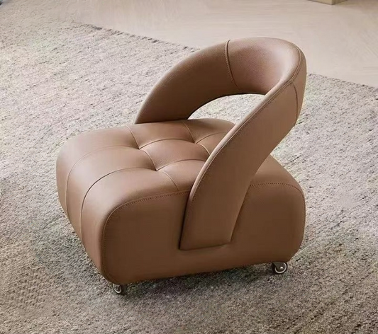 Luxury Swivel Sofa Stool With Wheels