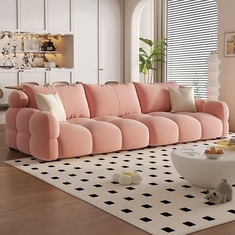 Modern French Barcelona Cloud Velvet Sofa