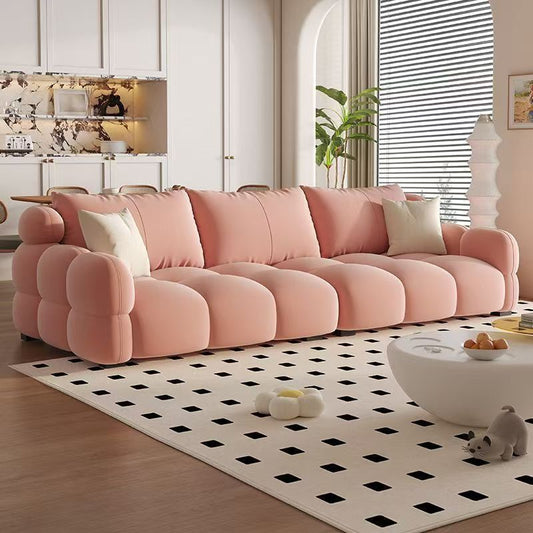 Modern French Barcelona Cloud Velvet Sofa