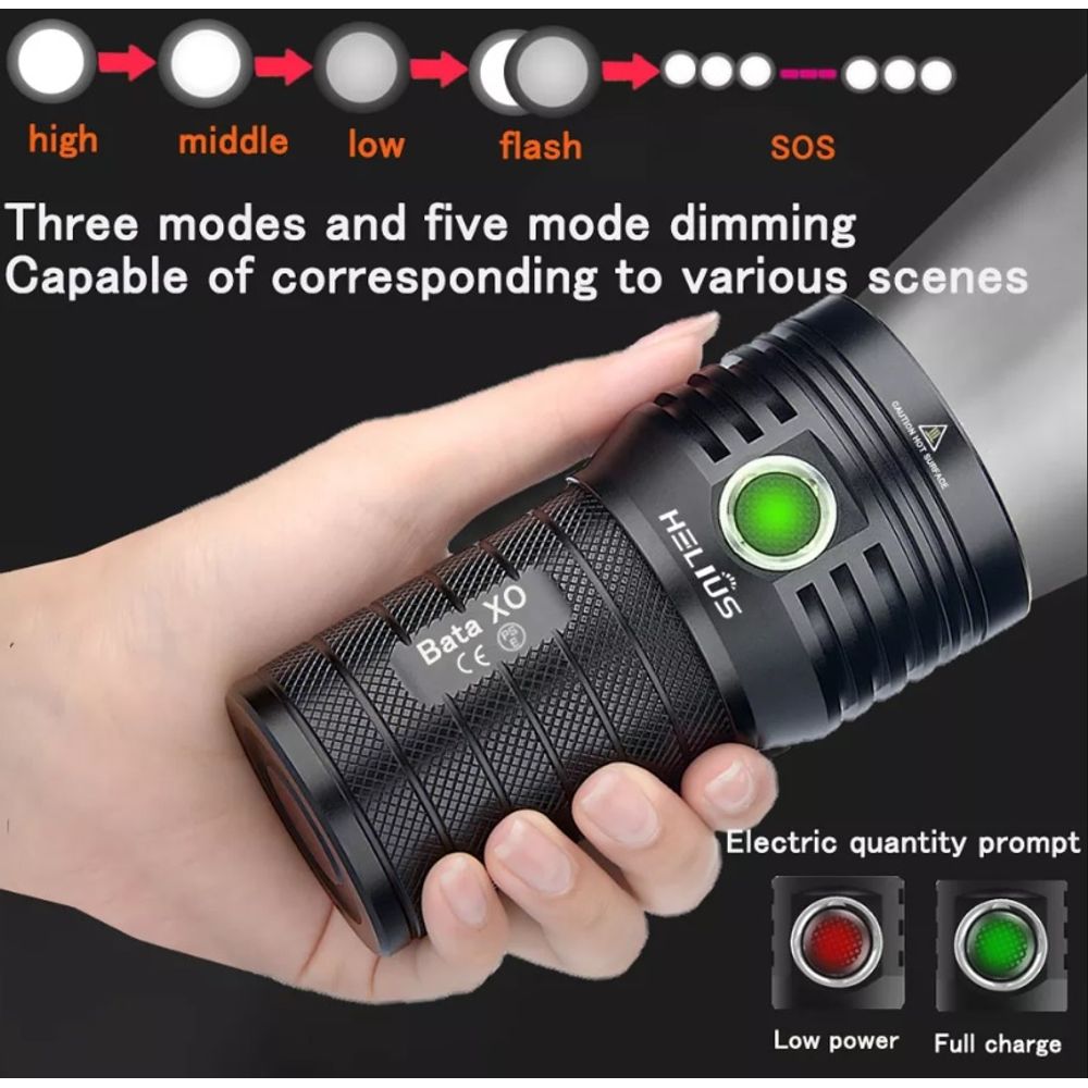 Powerful Strong Light 10000LM Flashlight