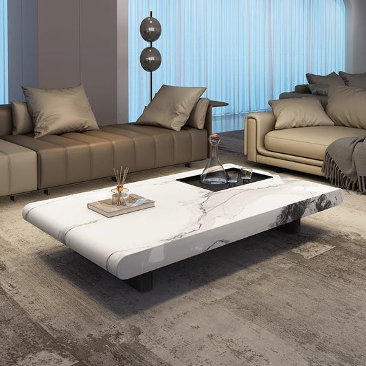 Italian Luxury Rectangular Marble Coffee Table