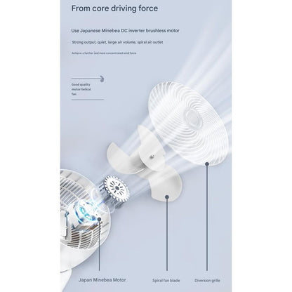 3D DC Smart Floor Fan with Remote