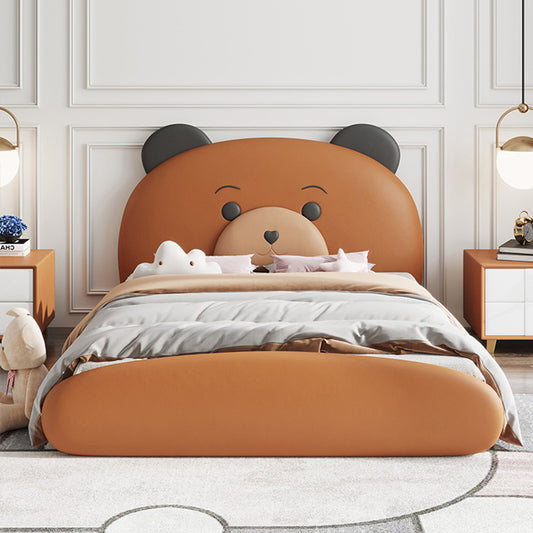 Luxary Teddy Bear Soft Leather Single Bed