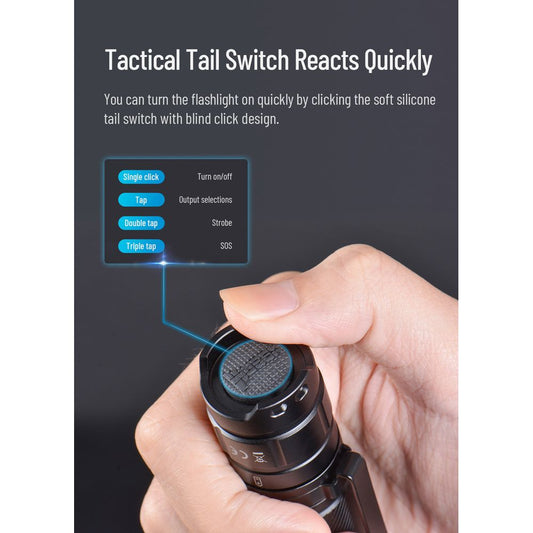 Wuben C3 Emergency Portable Flashlight