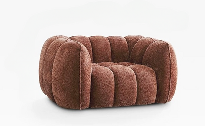 French Retro Pumpkin Lounge Sofa