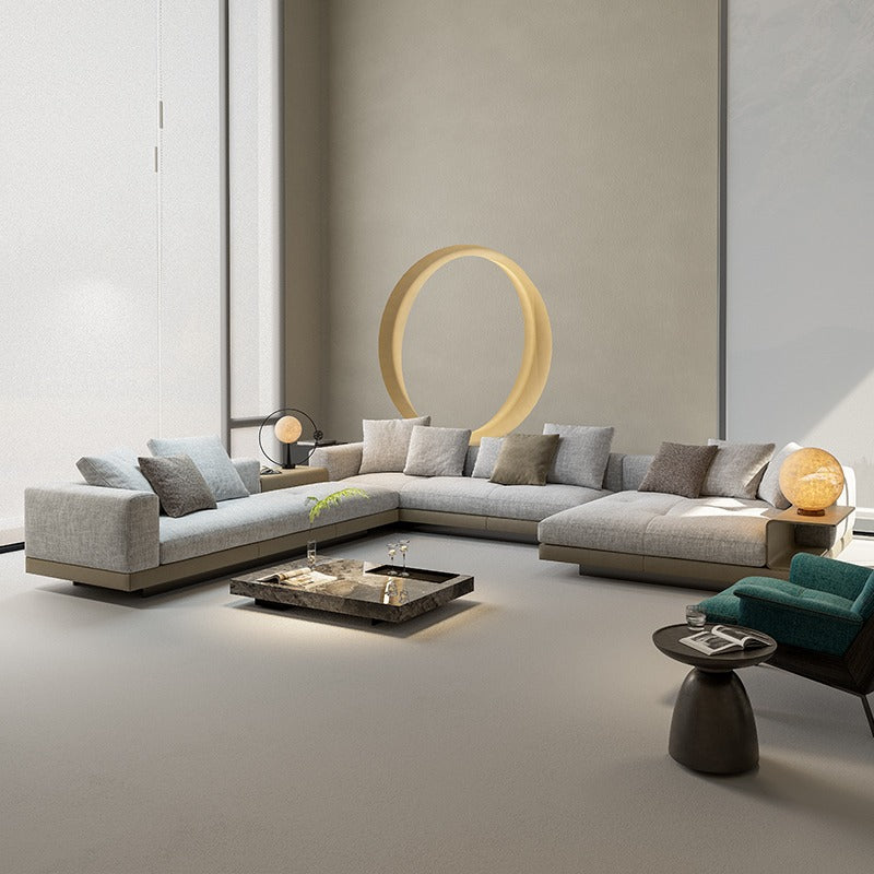 Modern Luxury Modular Fabric Sectional Sofa