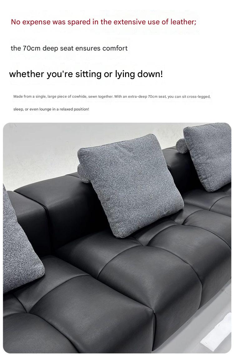 Italian Luxury Leather Sofa