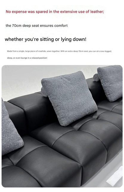Italian Luxury Leather Sofa