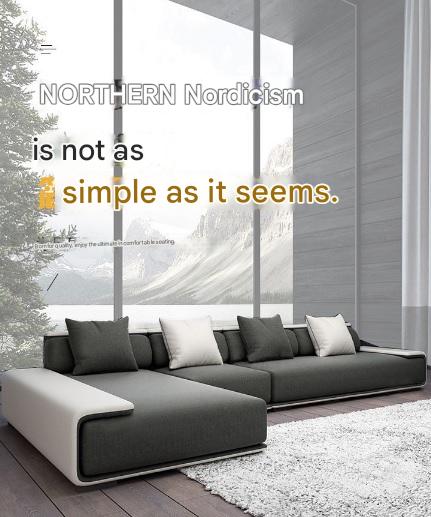 Luxury Modern L Shaped Sectional Sofa Set