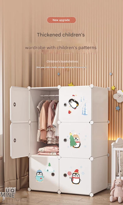 Children’s Modular Wardrobe Storage Cabinet