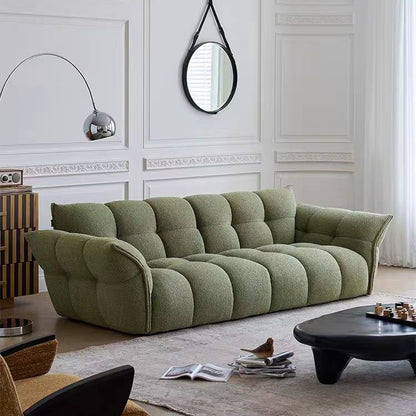 French Retro Chenille Fabric Lily Sofa