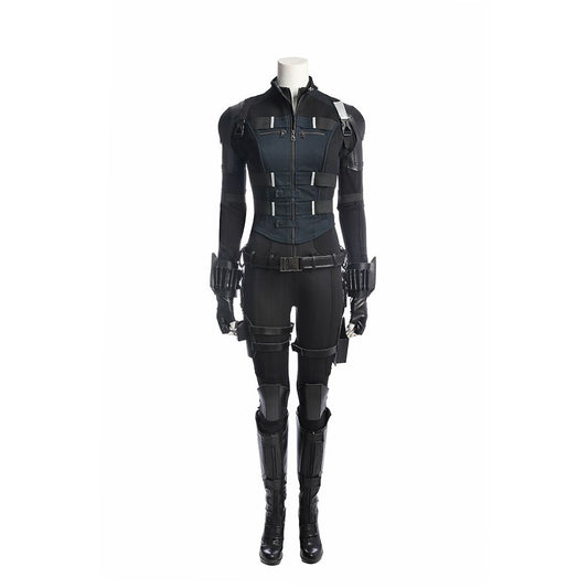 Avengers Infinity War Black Widow Cosplay Costume