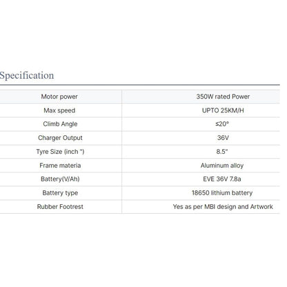 36V 7.8Ah Battery Adult Folding Electric Scooter 8