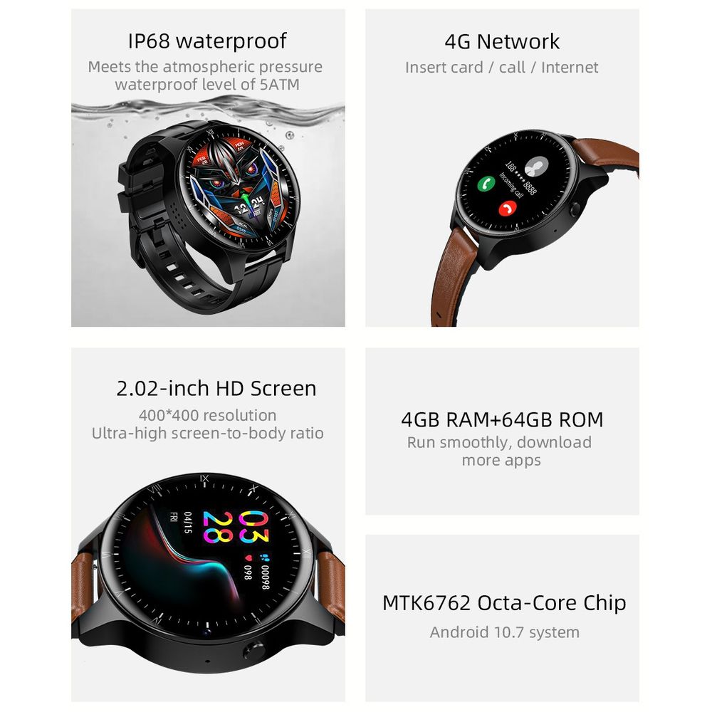 LOKMAT APPLLP PRO 4G Smart Watch 3