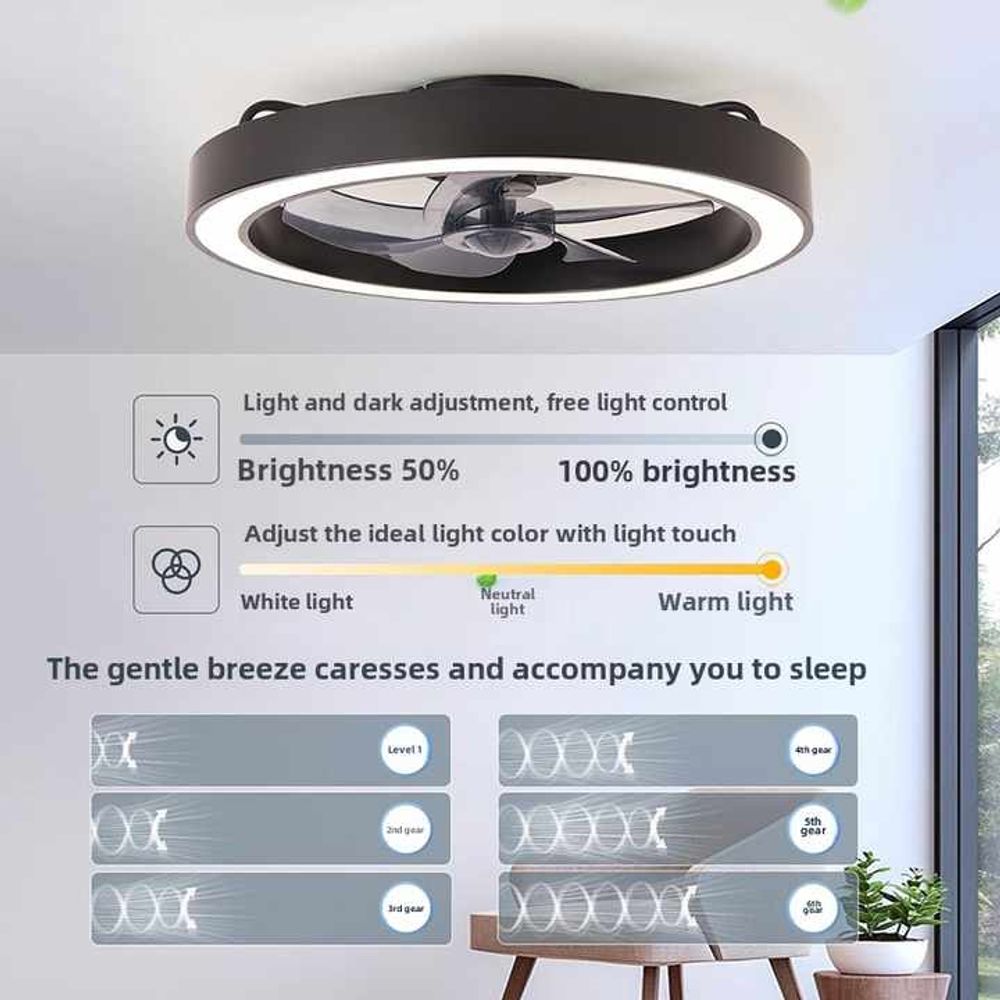 220V Ultra Thin Fan Light