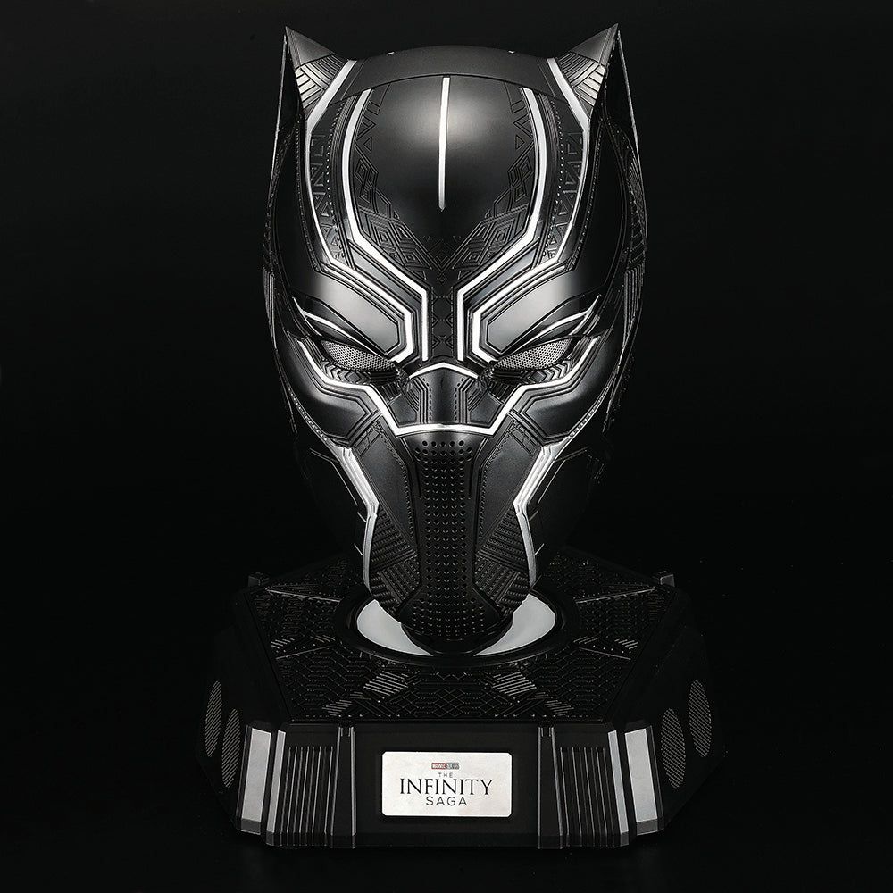 Killerbody Black Panther Helmet with Bluetooth Speaker Base