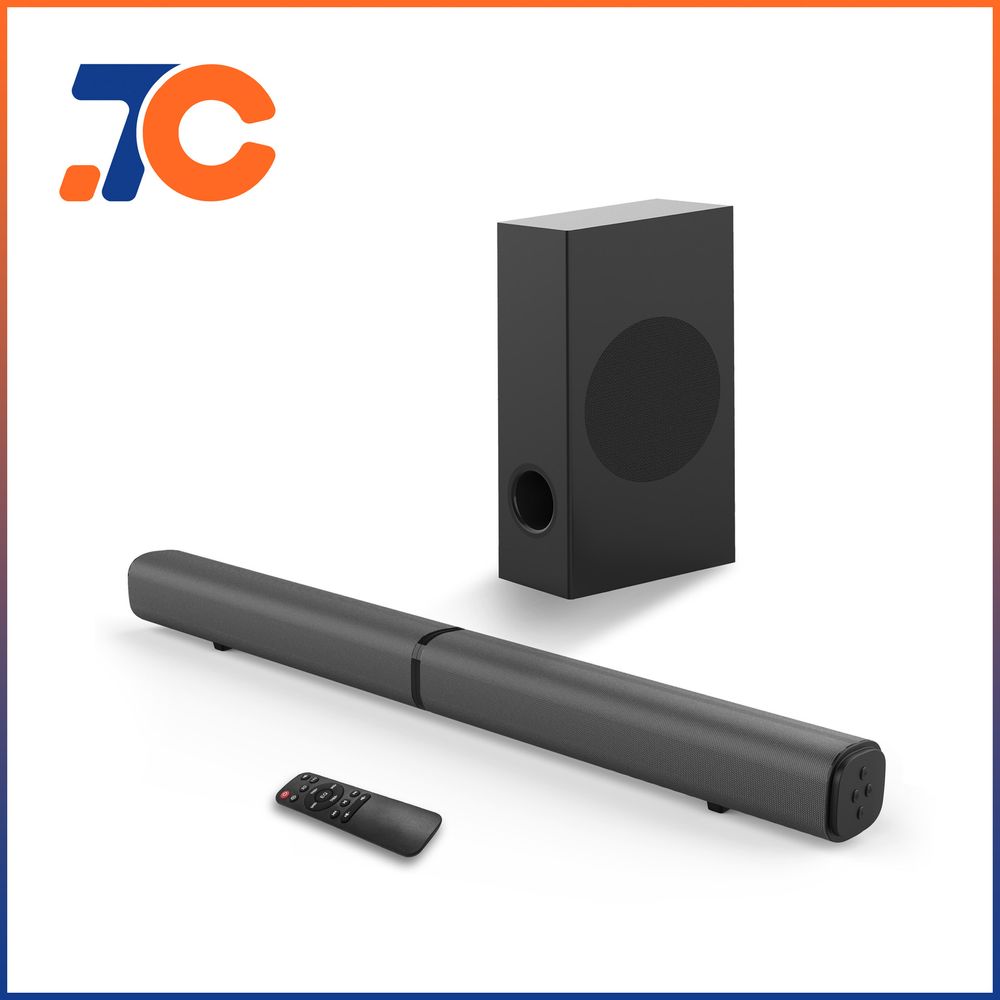 2.1ch Sound Bars for Smart TV with Subwoofer Set
