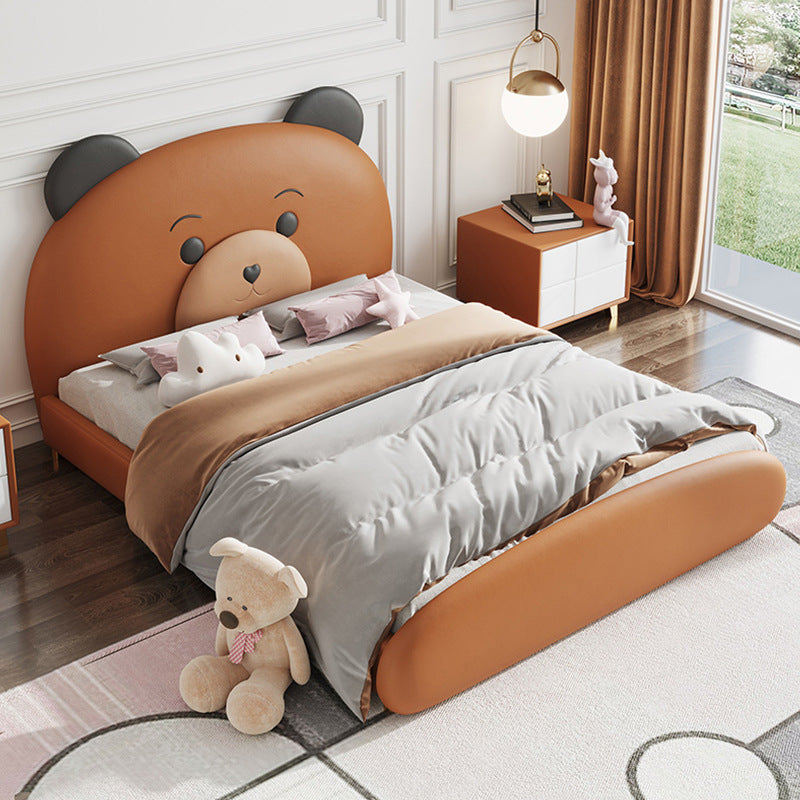 Luxary Teddy Bear Soft Leather Single Bed