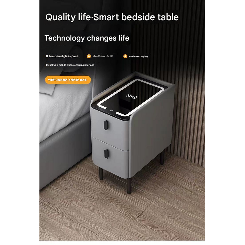 Luxury Bluetooth Audio Bedside Cabinet