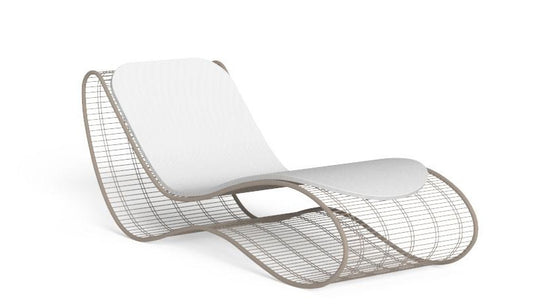 Outdoor Stainless Steel Pool Lounger Chair