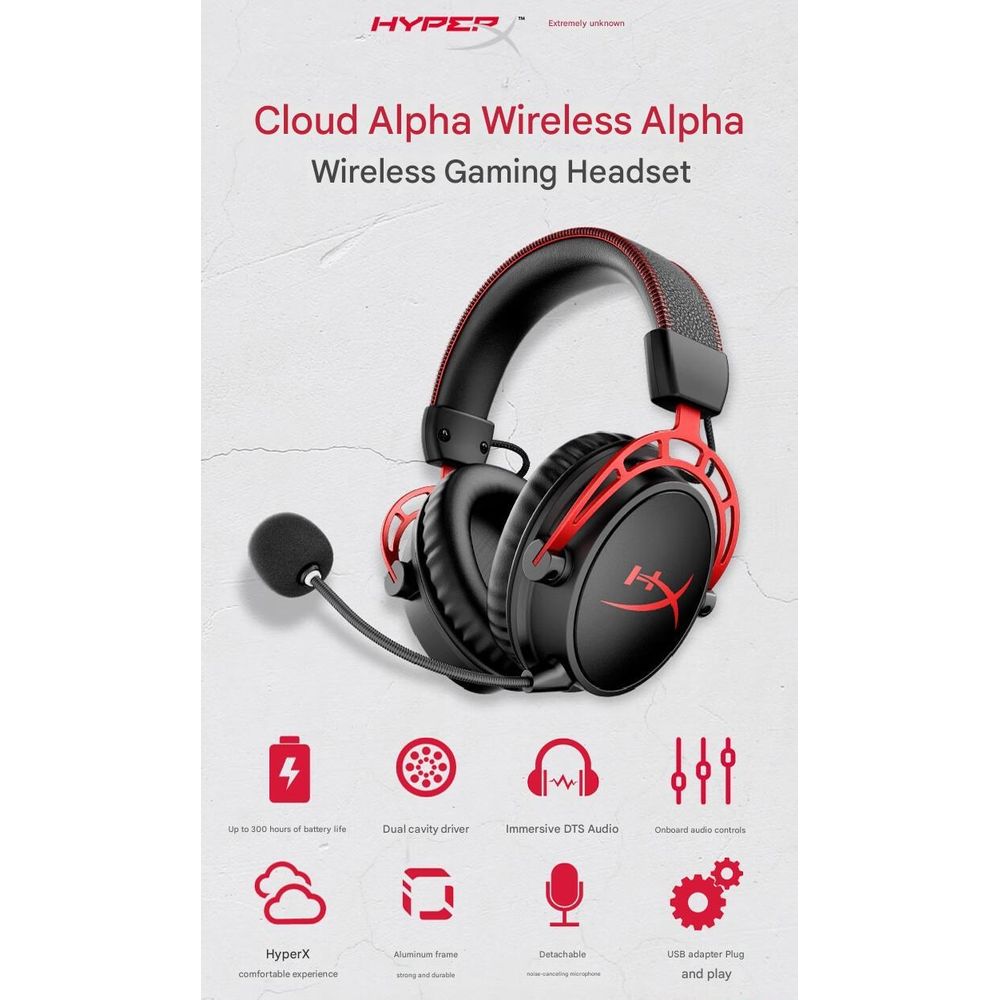 HYPERX Alpha Wireless Gaming Headset