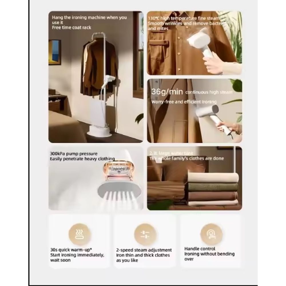 Vertical Hanging steam Iron Machine