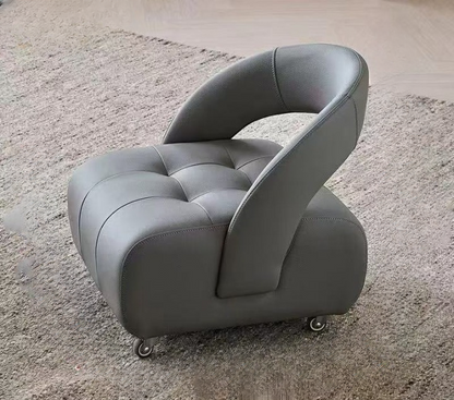 Luxury Swivel Sofa Stool With Wheels