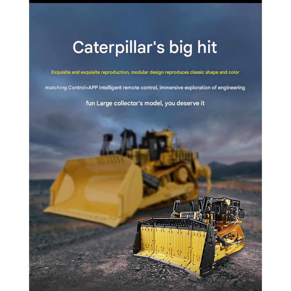 LEGO 42131 Caterpillar D11 RC Bulldozer Model Building Block Set
