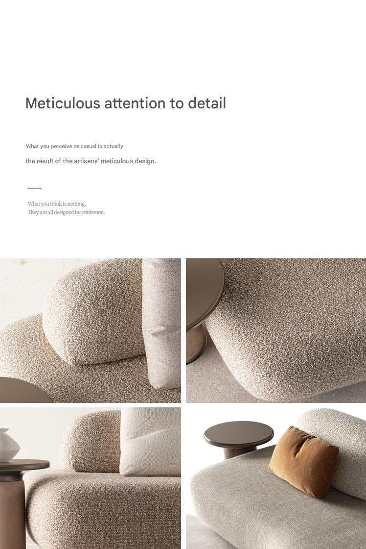 Luxury Modern Curved Modular Sofa Set