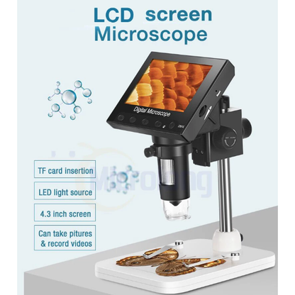 LCD Digital 50X-1000X Magnification Microscope