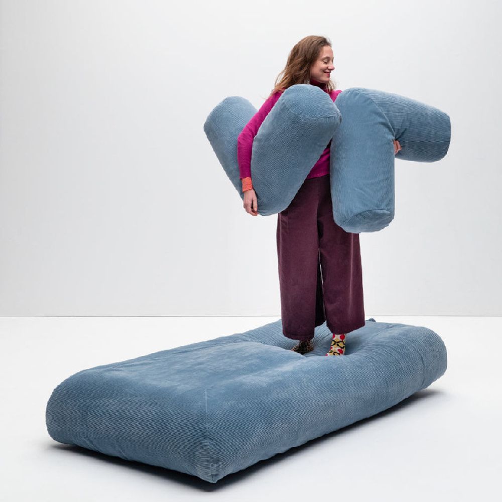 Compressed Sofa Leisure Lazy Sofa Bed