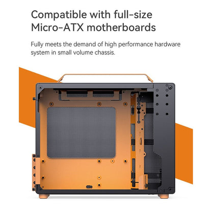 JONSBO Z20 M-ATX CPU Cabinet Case with Handle
